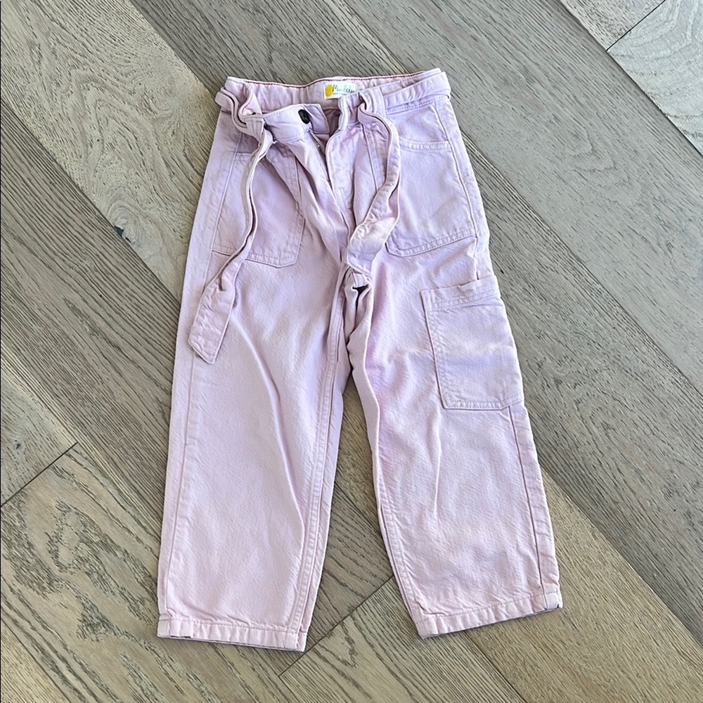 Mini Boden Light Pink Cargo Pants